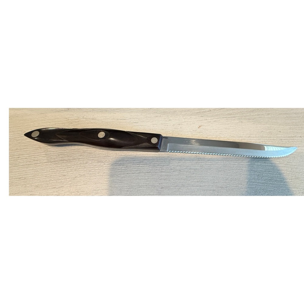 Cutco 1729 KL Steak‎ Knife Serrated Edge Black Handle USA Made